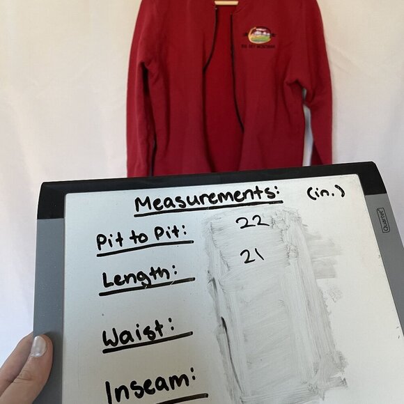 Silver for Her Big Sky Montana Red Jacket Size L full zip casual fleece jumper - Picture 7 of 8